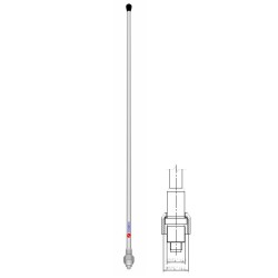 Antenna AV51 VHF, 1" NUT MOUNT